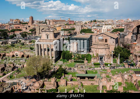 Roma, Lazio, l'Italia, Fori Imperiali Foto Stock