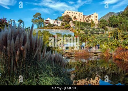 L'Italia, Alto Adige, il giardino di Castel Trauttmansdorff a Merano Foto Stock