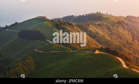 Garda Monte, Belluno Prealpi, Mel, Italia, Foto Stock