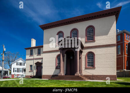Stati Uniti d'America, Rhode Island, Newport, Sinagoga Touro, 1763, la più antica sinagoga negli Stati Uniti Foto Stock