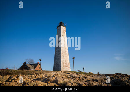 Stati Uniti d'America, Connecticut, New Haven, New Haven faro Foto Stock