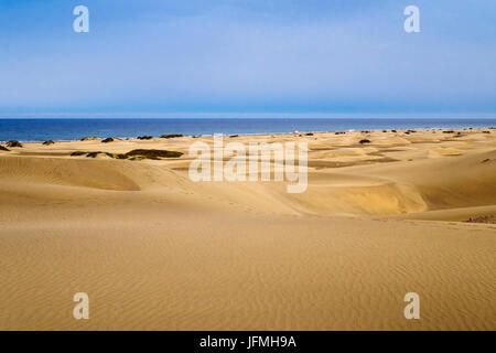 Dunas de Maspalomas (dune di Maspalomas), Gran Canaria Isole Canarie Spagna Foto Stock