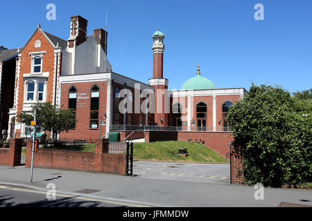 GV di Exeter moschea e Centro Culturale a York Rd, Exeter Devon. Foto Stock