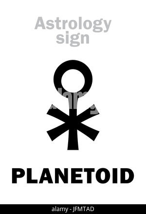 Astrologia: PLANETOID Foto Stock