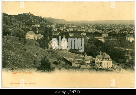 03582-Niederlößnitz-1903-Blick auf die Lößnitz-Brück & Sohn Kunstverlag Foto Stock