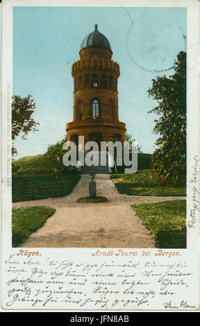 00569-Rügen-1898-Arndt Turm-Brück & Sohn Kunstverlag Foto Stock