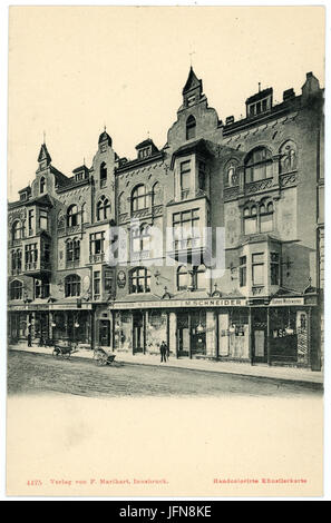 04475-Wurzen-1903-Geschäftsstraße-Brück & Sohn Kunstverlag Foto Stock