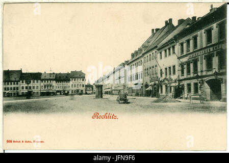 00605-Rochlitz-1898-Markt-Brück & Sohn Kunstverlag Foto Stock