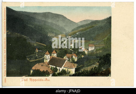 05209-Rippoldsau-1904-Blick auf Bad Rippolds-Au-Brück & Sohn Kunstverlag Foto Stock