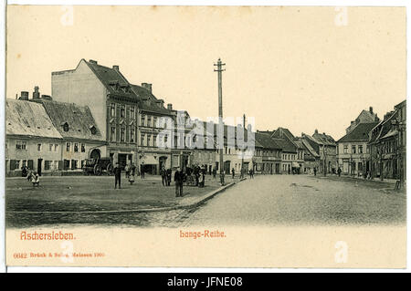 06642-Aschersleben-1905-Lange Reihe-Brück & Sohn Kunstverlag Foto Stock