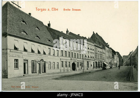 09425-Torgau-1908-Breite Straße-Brück & Sohn Kunstverlag Foto Stock