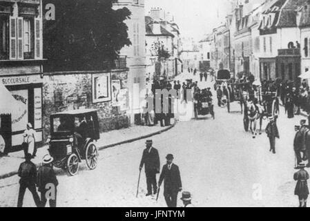 1894 Paris-Rouen - Gratien Michaux nel Mantes 28 30 Peugeot phaeton 3HP29 9 Foto Stock
