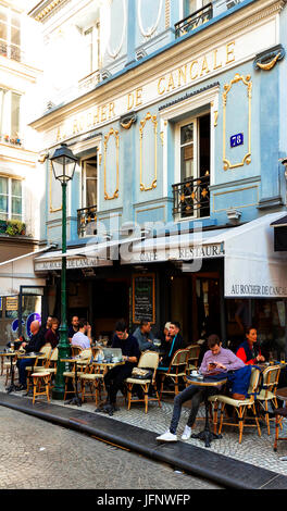 Il cafe au rocher de Cancale , Parigi, Francia. Foto Stock