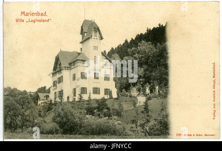 01981-Marienbad-1901-Villa Luginsland-Brück & Sohn Kunstverlag Foto Stock