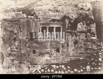 A. Salzmann - Tomba di San Giacomo valle di Giosafat di Gerusalemme Foto Stock