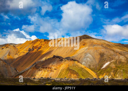 Volcanic multi-colore di riolite montagne Foto Stock