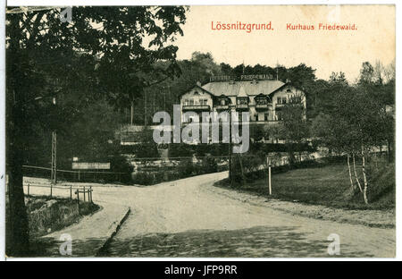 10844-Friedewald-1909-Kurhaus Friedewald, Lößnitzgrund-Brück & Sohn Kunstverlag Foto Stock