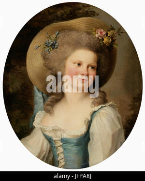 Adélaide Labille-Guiard (1749E288921803)- Mme Dugazon nel ruolo di Babet - Mme Dugazon Babetin roolissa - Mme Dugazon ho rollen Babet av (29433004546) Foto Stock