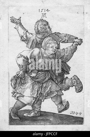 AGAD Albrecht Dürer - Contadino coppia danzante Foto Stock
