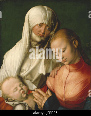 Albrecht Dürer - Madonna col Bambino e Sant'Anna Foto Stock