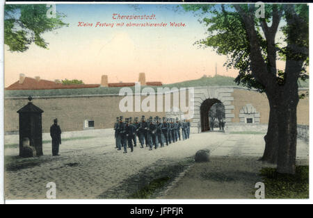 11539-Theresienstadt-1910-Kleine Festung mit abmarschierender Wache-Brück & Sohn Kunstverlag Foto Stock