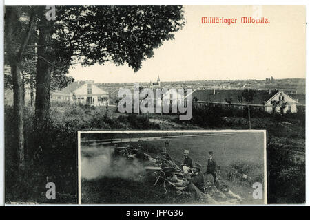 11820-Milowitz-1910-Militärlager-Brück & Sohn Kunstverlag Foto Stock