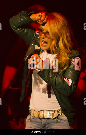 Femmina artista americana Anastacia svolge nella Usher Hall come parte del 'Ultimate Collection tour'. Dotato di: Anastacia dove: Edimburgo, Regno Unito quando: 31 maggio 2017 Credit: Euan ciliegio/WENN.com Foto Stock