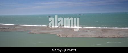 Vista della costa del Pacifico a Goat Rock Beach, sull'autostrada 1 tra Bodega Bay e Jenner nella contea di Sonoma da Aprile 28, 2017, California USA Foto Stock