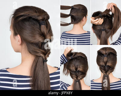 Fascia Per Capelli Minimalista Con Treccia A Bolle Linea - Foto 4