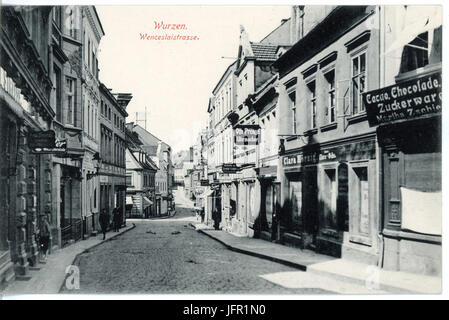 12339-Wurzen-1910-Wenceslaistraße-Brück & Sohn Kunstverlag Foto Stock