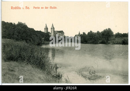 12630-Rochlitz-1911-Partie an der Mulde-Brück & Sohn Kunstverlag Foto Stock