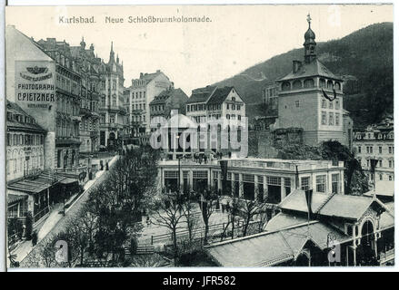 14542-Karlsbad-1912-Neue Schloßbrunn - Kolonade-Brück & Sohn Kunstverlag Foto Stock