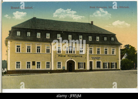 14804-Brand-Erbisdorf-1912-Hotel Kronprinz-Brück & Sohn Kunstverlag Foto Stock