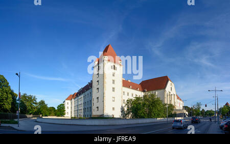 Castello o Theresianische Militärakademie (Accademia Militare), Wiener Neustadt, Wiener Alpen, Alpi Niederösterreich, Austria Inferiore, Austria Foto Stock