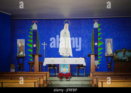 La Madonna di Fatima chiesa, 1959, Brasilia, da Oscar Niemeyer Foto Stock