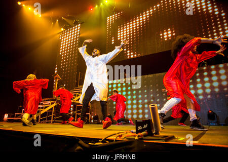 Jason Derulo gig a Manchester Arena Foto Stock