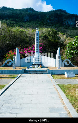 Worldwar II memorial, Saipan, Marianne settentrionali, Pacifico centrale Foto Stock