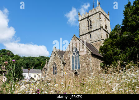 San Lorenzo è la Chiesa, Church Stretton, Shropshire, Inghilterra, Regno Unito Foto Stock