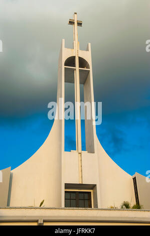 La Chiesa al Tramonto in Saipan, Marianne settentrionali, Pacifico centrale Foto Stock