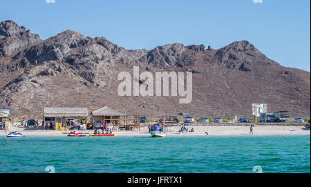 Isola di Espiritu Santo, La Paz, Baja CaliforniaSur. Messico Foto Stock