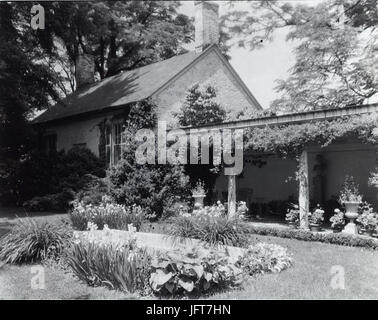 2hatham Colonnello Daniel Bradford Devore casa 120 Chatham Lane Fredericksburg Stafford County Virginia. Portico e piscina riflettente Foto Stock