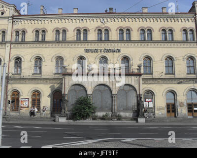 (TTO) C5BDelezniční stanice (Teplice) - Nádražní náměstí 599, Teplice 2 Foto Stock