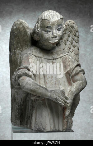 Anonyme - Ange musicien jouant de la trompette - Musée des Augustins - 57 6 2 Foto Stock