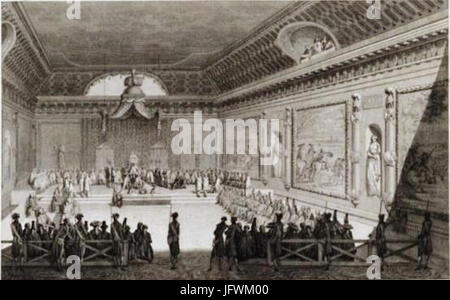 Assemblées des notabili 1787 ritagliato Foto Stock