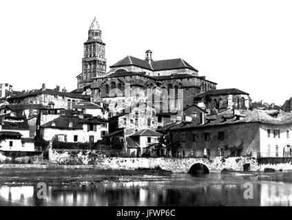 Cathedrale-saint-front-périgueux-avant-restauro Foto Stock