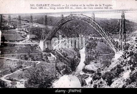 CCCC 541 - GARABIT - Le viaduc et la vallée de la Truyère Foto Stock