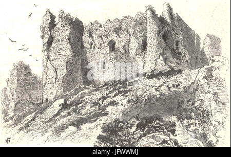 Chateau de Tibériade. La Terre Sainte par Victor Guérin.B Foto Stock