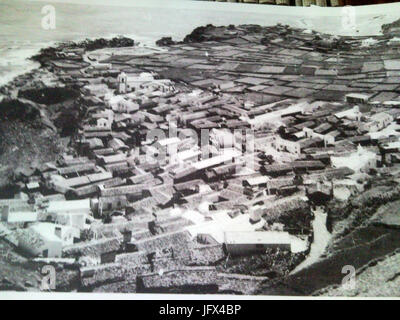 Corvo, início do Séc, XX, Vila do Corvo, Arquivo de Villa Maria, Angra do Heroísmo, Ilha Terceira, Açores Foto Stock