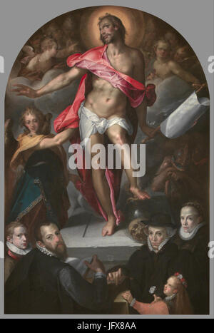 Bartholomaeus Spranger - epitaffio di Goldsmith Nicolas Müller di Praga - Google Art Project Foto Stock