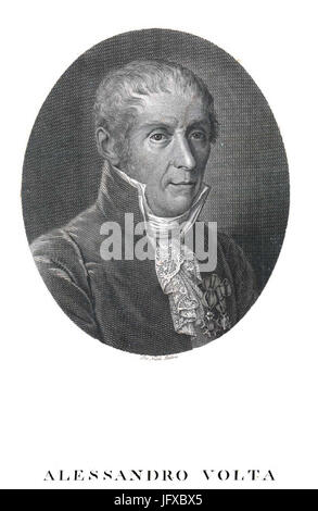 Bettoni, Nicolò (1770-1842) - Volta, Alessandro (1745-18 ) Foto Stock